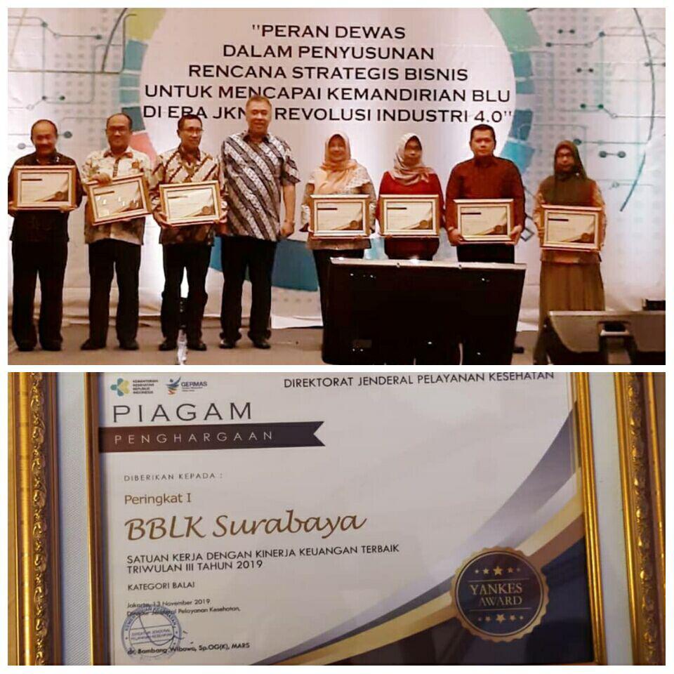 Penerimaan Piagam Penghargaan Kinerja Keuangan