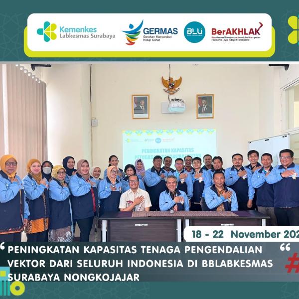 PENINGKATAN KAPASITAS TENAGA PENGENDALIAN VEKTOR DARI SELURUH INDONESIA