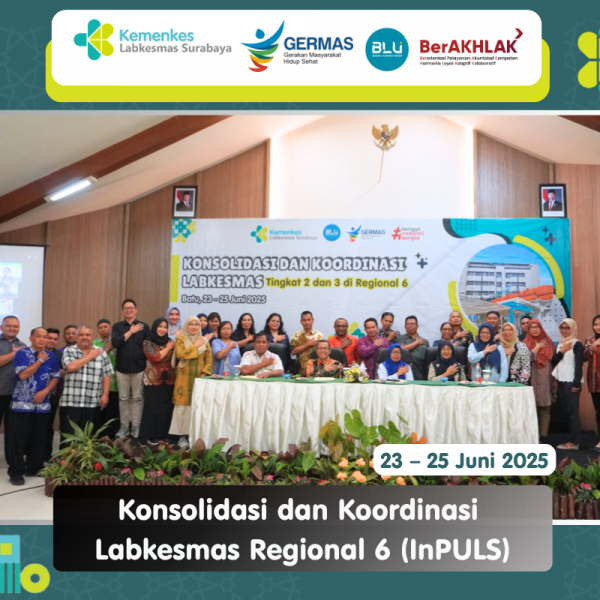 Konsolidasi dan Koordinasi Labkesmas Regional 6 (InPULS)