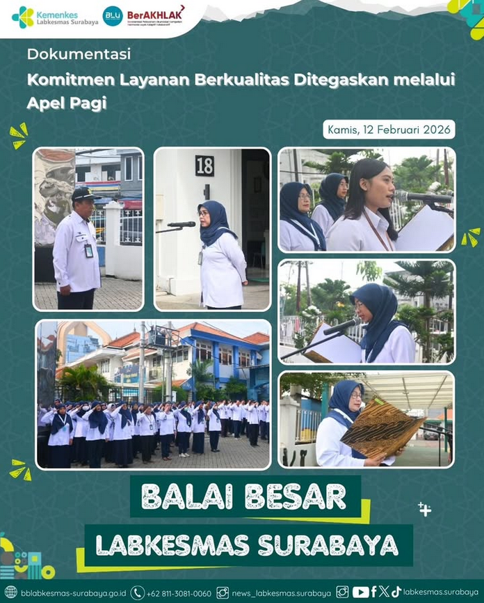 Komitmen Layanan Berkualitas Ditegaskan melalui Apel Pagi 