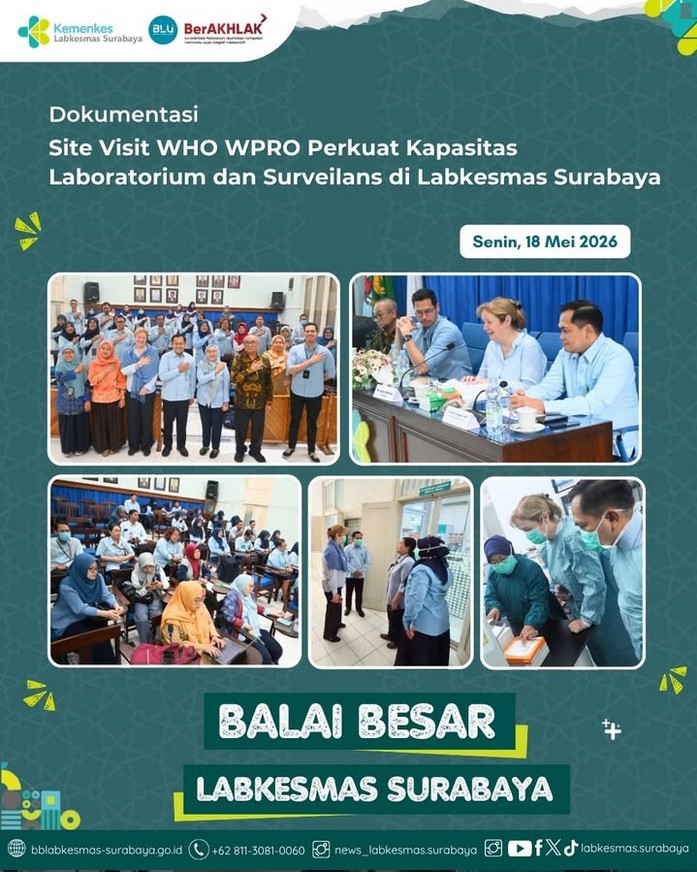 Site Visit WHO WPRO Perkuat Kapasitas Laboratorium dan Surveilans